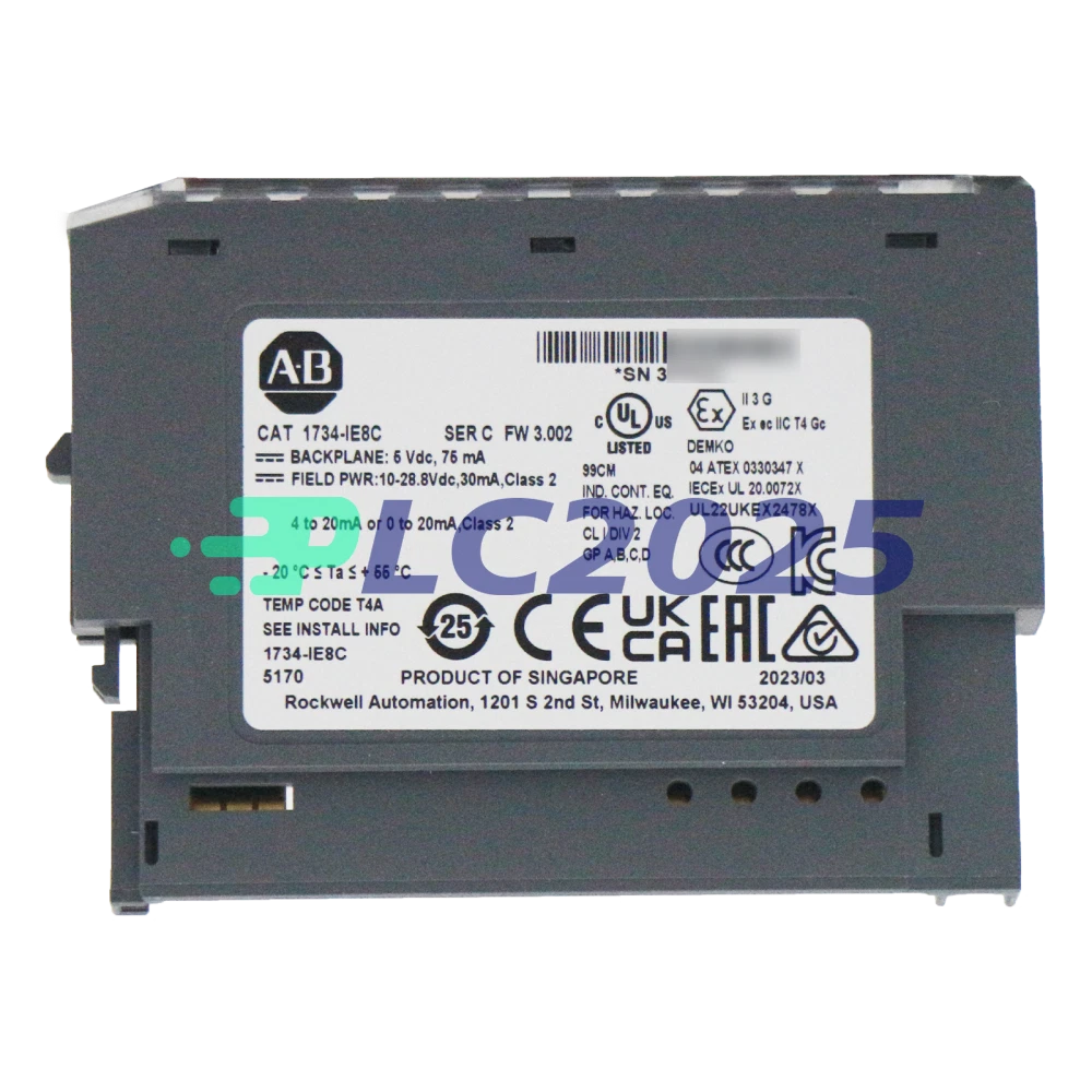 Módulo De Entrada Analógica Allen-Bradley 1734-IE8C – 8 Puntos, PLC-2, Nuevo Sellado