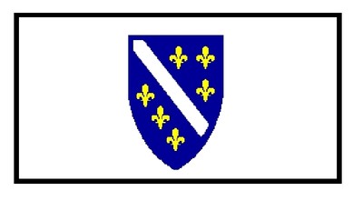 Buddel-Bini Flagge Bosnien-Herzegowina (alt) – 90x150 Cm, Wetterfest, Mit Metallösen, Für Innen & Außen