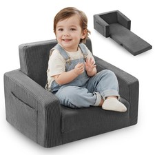 New Toddle Kids Chair 2-in-1 Soft Toddler Couches That Fold Out,Toddler Chairs