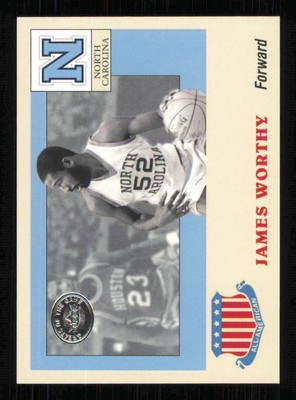 2001 Greats of the Game All-American Collection #3 James Worthy HOF CAROLINA