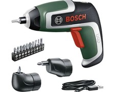 Akku-Schrauber Bosch IXO 7, inkl. USB-Kabel, Bits, Verschraubungsaufsatz und Exz