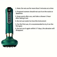 Comfortable Circulation-Enhancing Slim 12-Level Electric Vacuum Cupping Massager