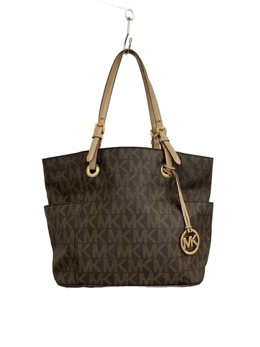 MICHAEL KORS Tote Bag Leather BRW Monogram 30s11ttt4b