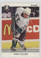 2002-03 ITG Be A Player Memorabilia Sandis Ozolinsh #319 0q3