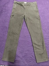 Weatherproof Vintage Relaxed Fit Pants 32x32 Forest Green