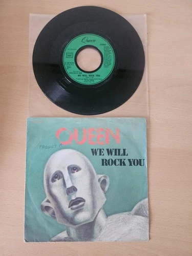 Queen: We Are The Champions French 7" single. Rare.