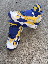 NIKE Air Speed Turf DZ4448-100 Boy  s 6.5Y GS Blue Yellow Athletic Sneaker Shoes