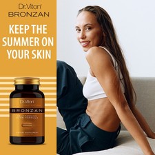 BRONZAN Self-Tanning caps (30 pcs) Golden-Bronze tan without sun all year round
