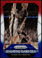 2015-16 Panini Prizm #137 Leandro Barbosa Red, White & Blue Prizms E1