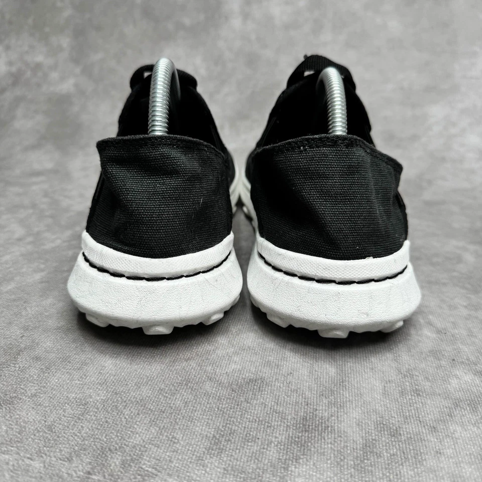 Мужские спортивные черные холщовые мокасины Merrell Hut Moc 2 без шнуровки повседневные удобные туфли 10 - Изображение 2 из 4