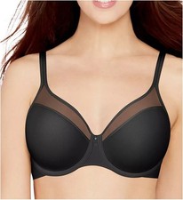 Bali Women's One Smooth U Ultra Light Shaping Underwire Bra 3439 Black 38D NWT