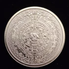 Aztec Mayan Calendar Cuauhtemoc Rare Collectible 1 Troy Oz 999 Fine Silver Round