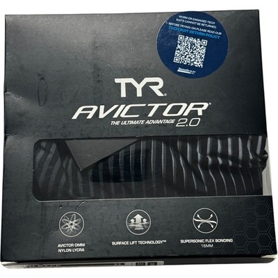 TYR Avictor 2.0 Titanium Open Back Tech Elite Swim Suit Womens Size 32 NWT