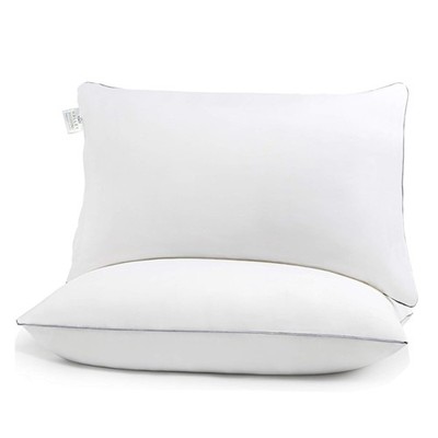 Bed Pillows for Sleeping Standard Size Set of 2 - Premium Down Alternative, H...