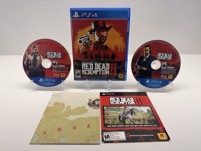Red Dead Redemption 2 (Sony PlayStation 4 PS4, 2018) Complete With Map!!!