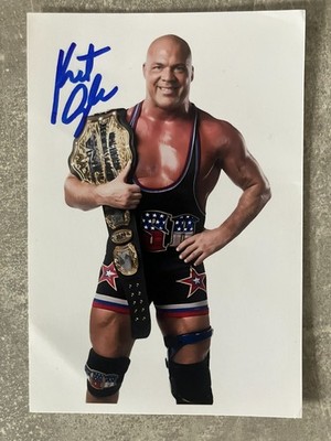 WWE Kurt Angle Autogramm 8x10 handsigniert