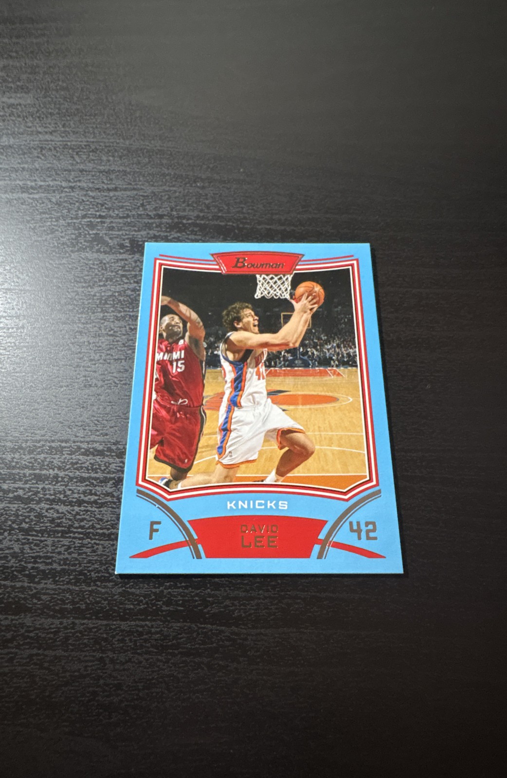 2008-09 Bowman Draft Picks & Stars - David Lee #42 Blue /499