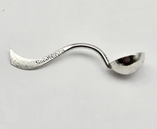VTG China Silver Miniature Spoon – Sterling Marked “China Silver” – 1.8g Curved 
