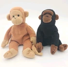 TY Beanie Babies Monkeys 90's Bongo and Congo Vintage Plush Stuffed Animals 6"