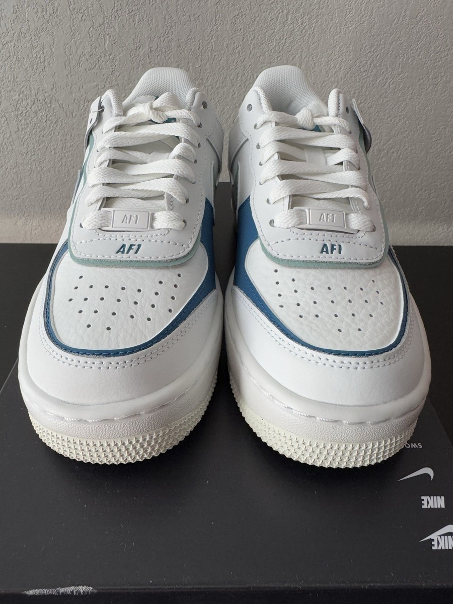 Nike Air Force 1 Shadow 'White Industrial Blue Teal' DZ1847-101 W