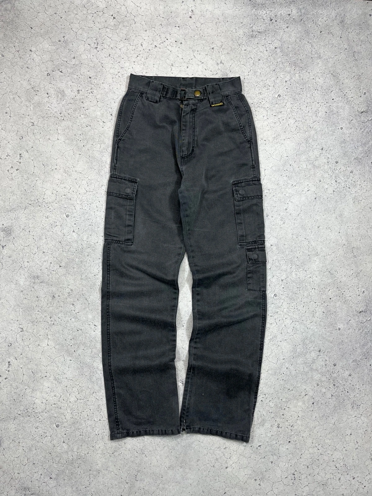 Belstaff Black Prince Men's Grey Cargo Pants Weatherproof Vintage Style