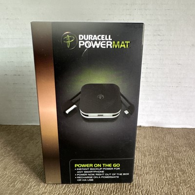 Duracell Powermat Power on the go Phone Charger Power Bank
