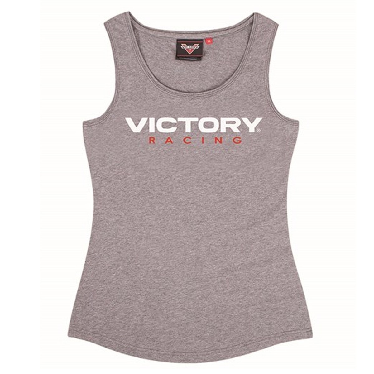 Victory Motorcycle New OEM Women's Grey Racing Tank Top Shirt, XS, 286799301