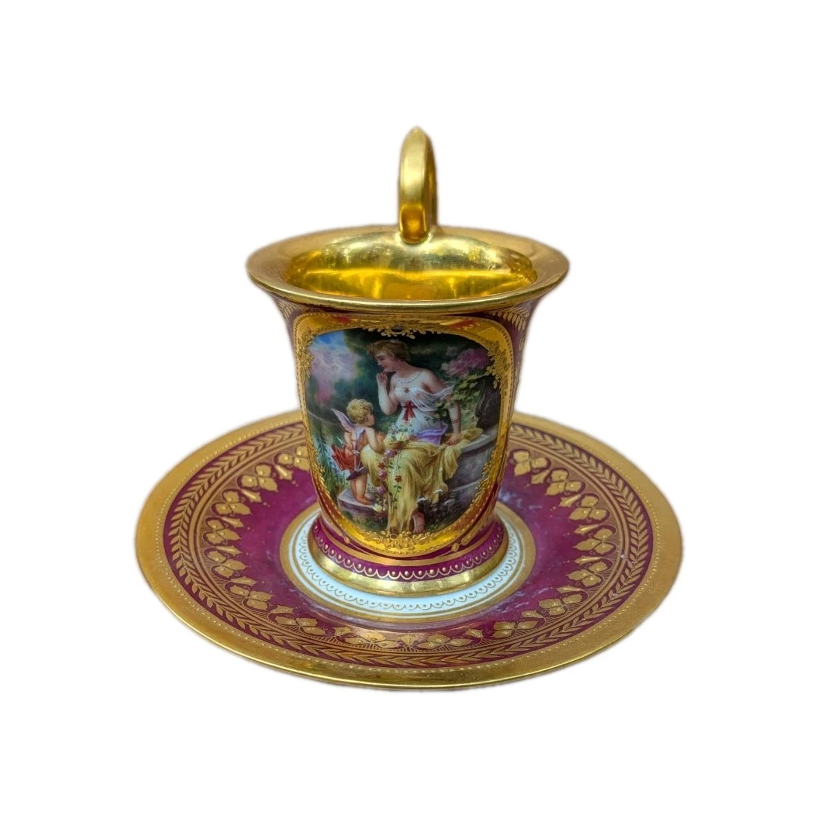 Royal Vienna Cup In Antique Ceramic & Porcelain Cups & Saucers for