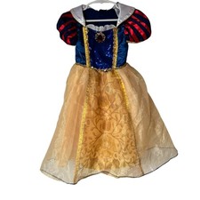 Disney Snow White Princess Dress Costume Size 3 Toddler Halloween Dress Up
