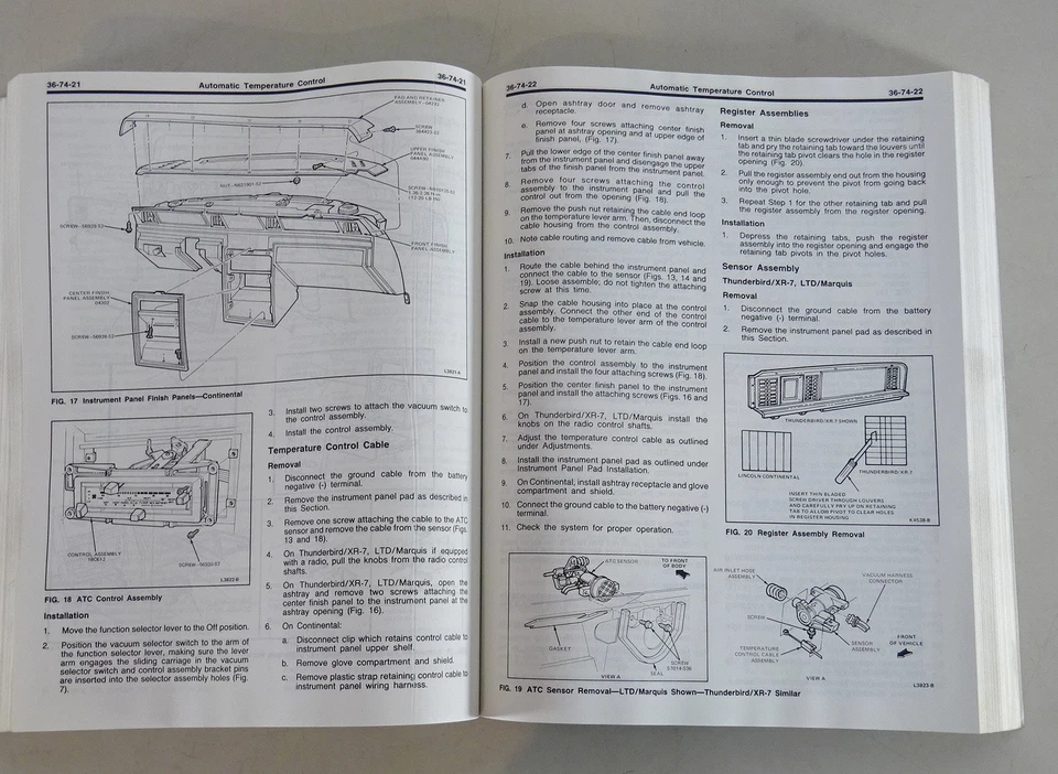 Manual De Taller Ford Mustang Thunderbird / Lincoln Continental / Mercury 1983 - Imagen 4 de 4