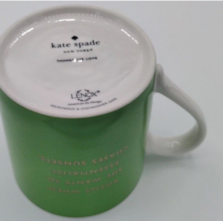 Kate Spade I Need A Vacation Globe Trotter Ceramic Mug Things We Love Lenox thumbnail 2
