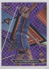 2023-24 Finest Uncommon Purple Checkerboard Refractor 43/99 Keyontae Johnson dq2