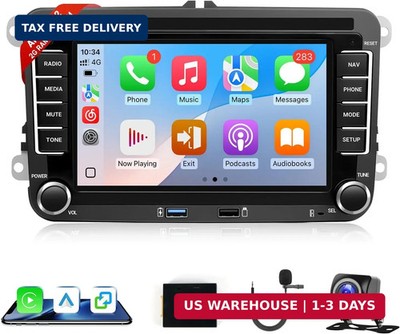 Leadfan Car Radio for Volkswagen Golf MK5 MK6 VW Passat Jetta Beetle SEAT Stereo