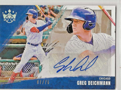 2022 Panini Diamond Kings - Dk Signatures Greg Deichmann #DKS-GD Holo Silver /75