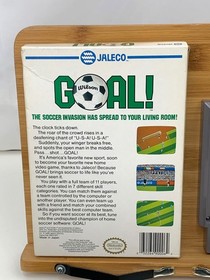 1989 Nintendo NES Game - Goal! w/ Box Sleeve Manual Poster Insert Foam
