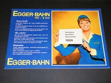EGGER-Bahn Neuheiten Prospekt in TOP Erhaltung (428)