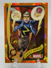 2025 Topps Chrome Marvel Sapphire Cadet Marvel Orange /25 #88 1st Appearance