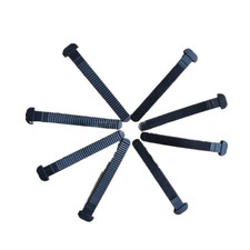 Roller Skate Strap Buckles 5 Pack PP Construction with Clamp Screws Nuts