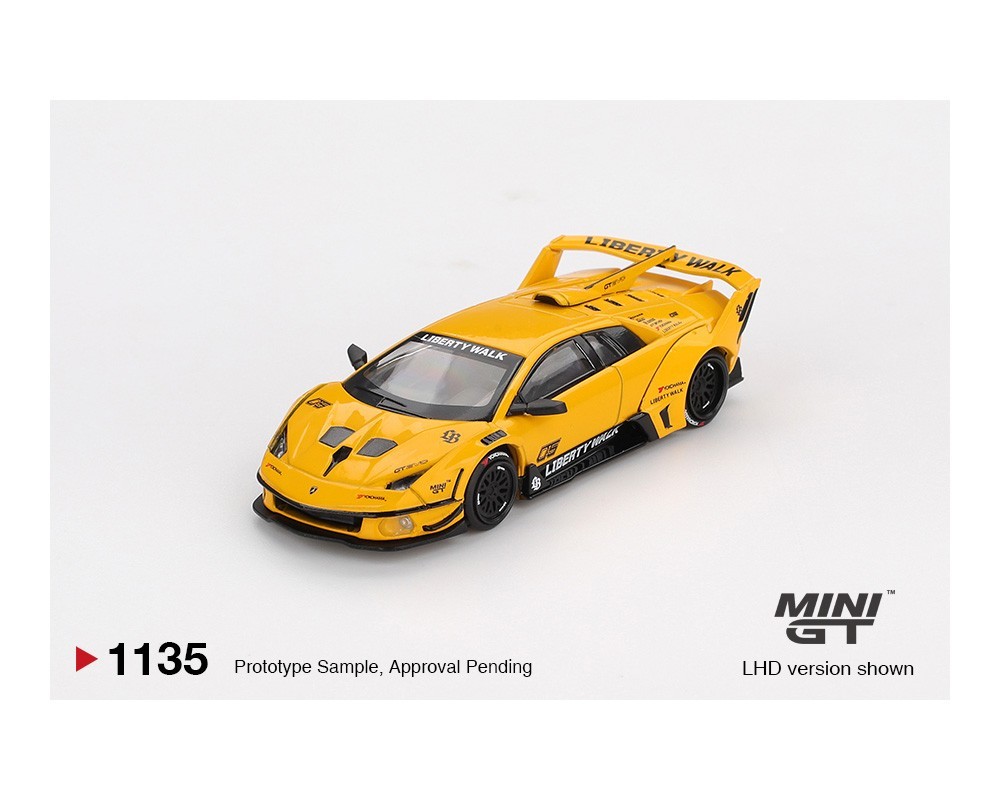 MINI GT LBシルエットワークス Mini GT LB-Silhouette WORKS MURCIELAGO GT Evo Yellow #1135 1/64 | eBay