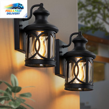 2-Pack Outdoor Wall Lights, Porch Lights, Waterproof Outdoor Wall Sconce, Exteri