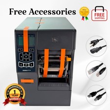 Zebra ZT410 Thermal Transfer Label Printer 300 dpi Peel Rewind BT 1 YR WARRANTY