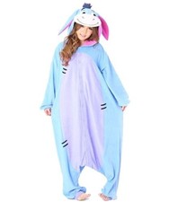 Eeyore Kigurumi Fleece Fabric Unisex Free