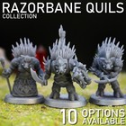 Razorbane Quils – Boar Folk Miniature | Resin Model Fantasy RPG Wargames
