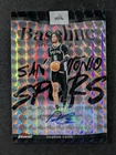 2025-26 Topps Finest STEPHON CASTLE 6/25 Auto Orange Geo. Ref. Baseline #BA-SC