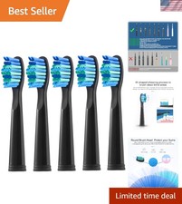 High-Quality 5-Pack Replacement Heads for Fairywill Toothbrush - Gentle Cleaning