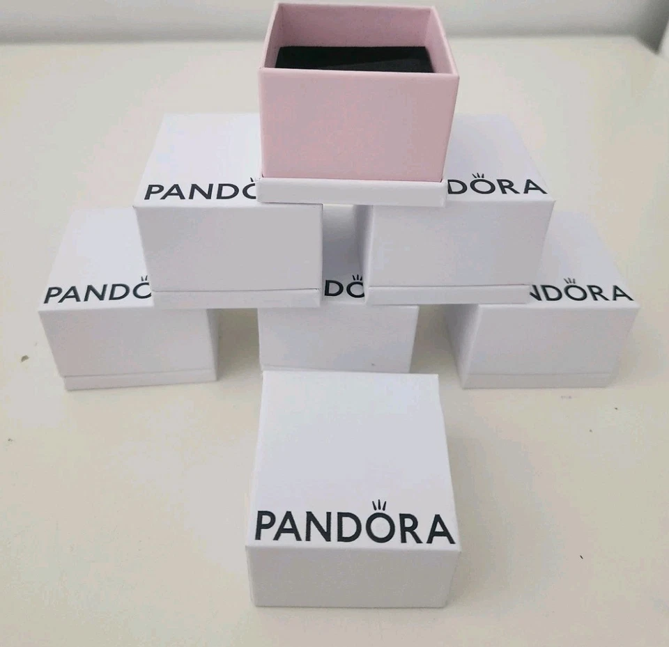 6x PANDORA Small Gift Charm Earrings Ring Podium Box BVI Multifunctional Insert