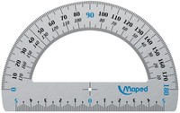 Maped Halbkreis Winkelmesser 180 Grad Aus Aluminium 120 Mm