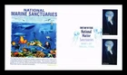DR JIM STAMPS US COVER NATIONAL MARINE SANCTUARIES IMPERFORATE FDC COMBO