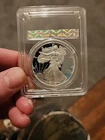 2005-W American Silver Eagle Gem BU.  Very nice coin 99.999 Silver 1oz