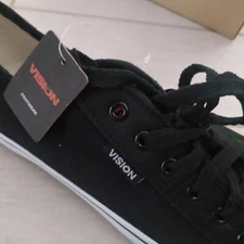 NEW NEW VISION Street Wear Men's Sneakers Shoes Black US 7 39.5 EU Box 